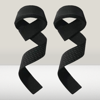 Sangle De Levage - GymWristLiftingStraps™ - Noir