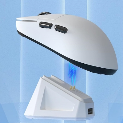 Souris Gamer Sans Fil - WirelessGamerMouse™ - Blanc