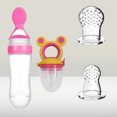Biberon cuillère - NewBabyFeedingBottle™ - Rose