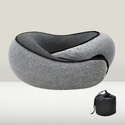 Oreiller De Voyage - TravelNeckPillow™ - Gris