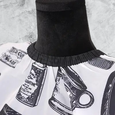 Cap Coiffure - WaterproofHairCuttingCape™ - Blanc