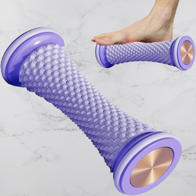 Rouleau massage - FootMassageRoller™ - Mauve