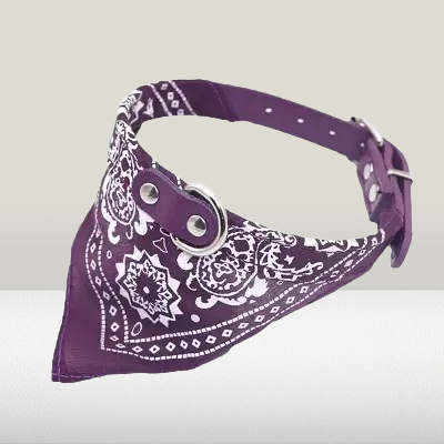 Collier Pour Chien - NewCatDogScarf™ - Mauve