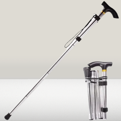 Canne De Marche - TelescopicFoldCrutches™ - Gris