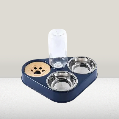 Mangeoire Pour Chat - CatSelf-serviceFeeder™ - Bleu