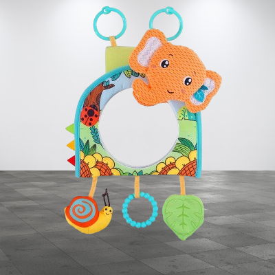 Rétroviseur intérieur - CarSafetyBabyRear™ - Eléphant