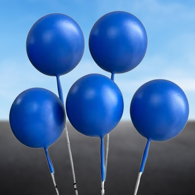 Décoration gâteau - BallCakeTopper™ - Bleu royal