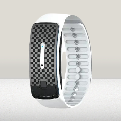 Bracelet Anti Moustique - MosquitoWatchBracelet™ - Blanc