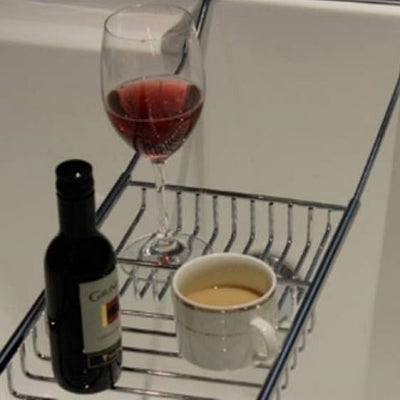 Plateau Baignoire - BathtubTrayExpandable™ - Argent