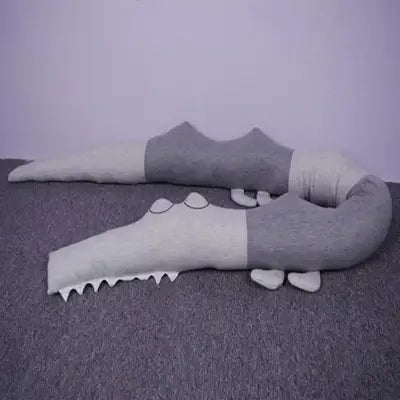 Oreiller Pour Bebe - CrocodileBabyBedPillow™ - Gris