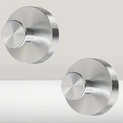 Support Douche - SuctionCupHooksforShower™ - Argent