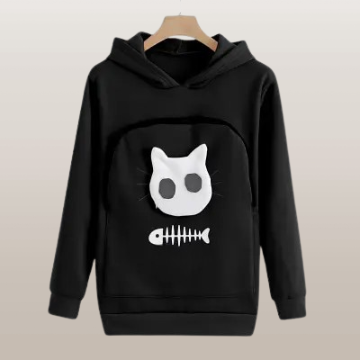 Sweatshirt Femme - SweatshirtKangaroo™ - Noir