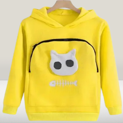 Sweatshirt Femme - SweatshirtKangaroo™ - Jaune