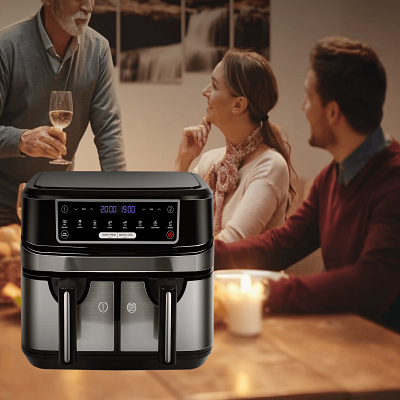 Friteuse air fryer - AirFryerDoubleChamber™