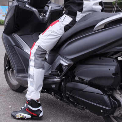 Pantalon de moto - BikeWaterproofTrousers™ - Blanc