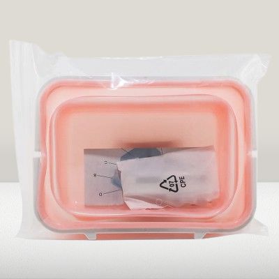 Boite conservation alimentaire - NewSiliconeLunchBox™ - Rose