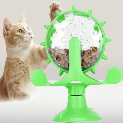 Jouet chat interactif - InteractiveCatTreatToy™ - Vert