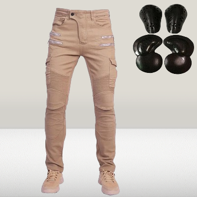 Jeans moto - MotorcycleJeansCollection™ - Kaki