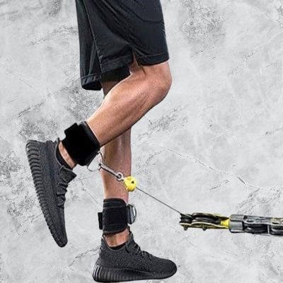 Sangle cheville fitness - AnkleTrainingBelt™ - Noir