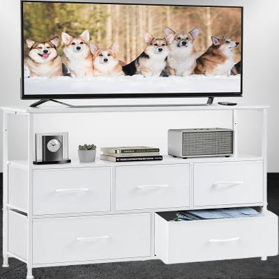 Meuble Salon - NewFabricStorage™ - Blanc