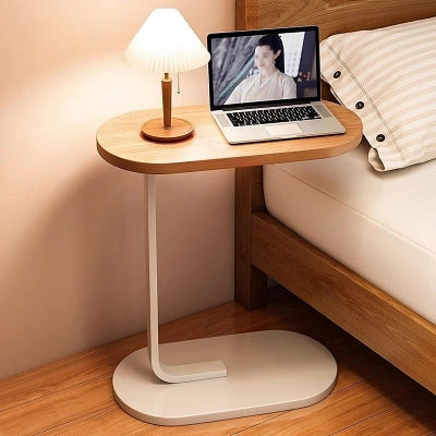 Table d'Appoint - C-shapedSideTable™ - Jaune&blanc