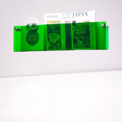 Porte revue mural - ModernStorageRack™ - Vert