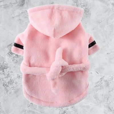 Peignoir pour Chien - DogBathrobe™ - Rose