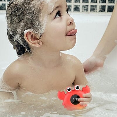 Thermomètre bain bébé - BabyBathTempMeter™ - Crabe-rouge