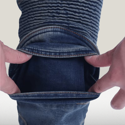 Jeans moto - MotorcycleJeansCollection™ - Bleu basic