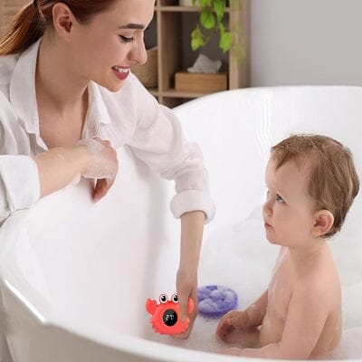 Thermomètre bain bébé - BabyBathTempMeter™ - Crabe-rouge