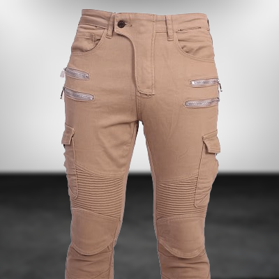 Jeans moto - MotorcycleJeansCollection™ - Kaki