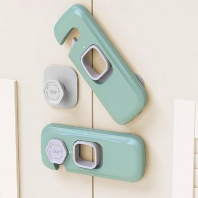 Bloque porte bebe - ChildSafetyLock™ - Vert