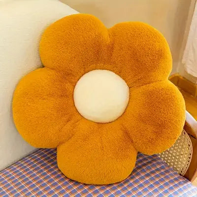 Coussin Fleur - NewCushionFlower™ - Marron
