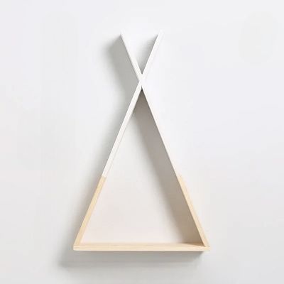 Etagère murale - TriangleWoodenShelf™ - Blanc