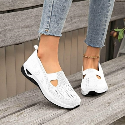 Baskets Femme - SpringWomen'sSportsShoes™ - Blanc