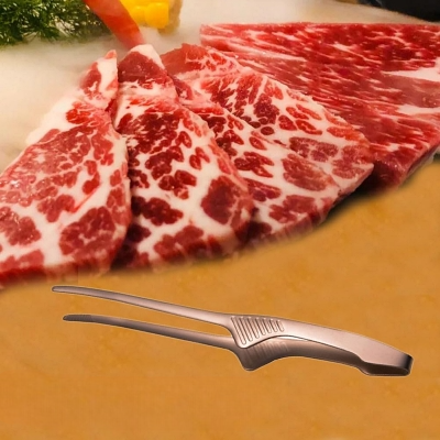 Pince Barbecue - BBQFoodTongs™ - Rose gold