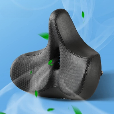 Selle Pour vélo - BicycleErgonomicSaddle™ - Noir respirant