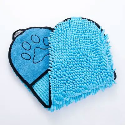 Peignoir pour Chien - SoftDogTowel™ - Bleu