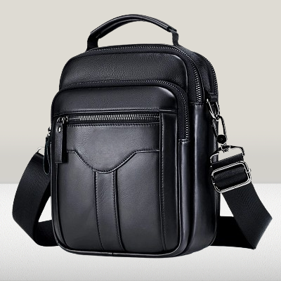 Sac à Bandoulière Homme - Men'sCrossbodyBag™ - Noir