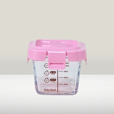 BOITE HERMETIQUE EN VERRE - GlassFoodStorageBox™ - Rose