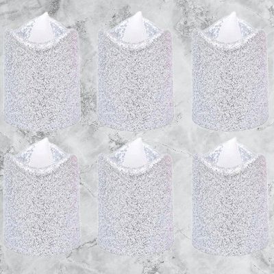 GlitterFlamelessCandle™ - Argent
