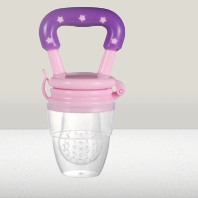 Sucette bebe - BabySiliconeFeeder™ - Mauve