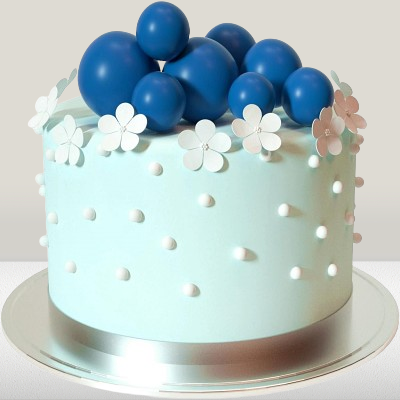 Décoration gâteau - BallCakeTopper™ - Bleu royal