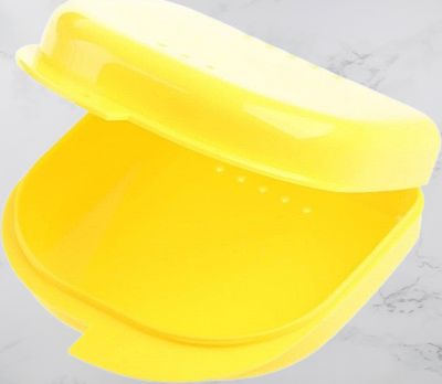 Boite gouttière dentaire - DentalCare™ - Jaune