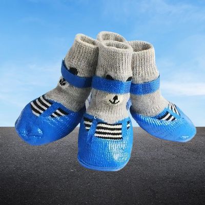 chausson pour chien - DogWarmSock™ - Bleu