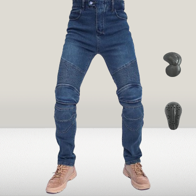 Jeans moto - MotorcycleJeansCollection™ - Bleu basic