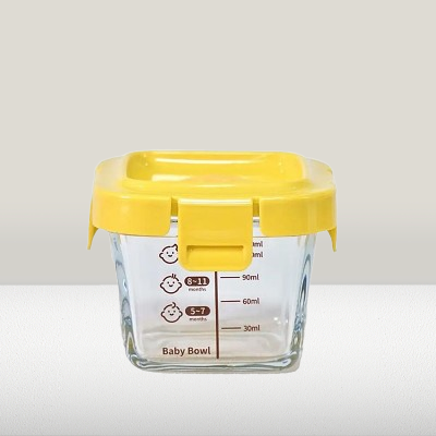 BOITE HERMETIQUE EN VERRE - GlassFoodStorageBox™ - Jaune