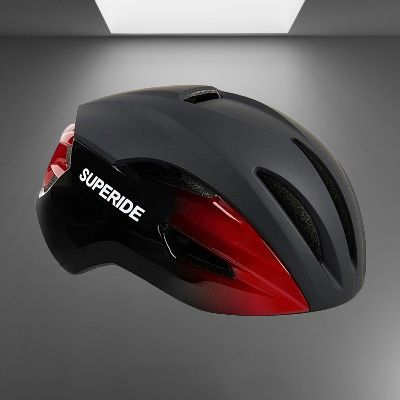 casque de vélo - AerodynamicHelmet™ - Rouge&Noir