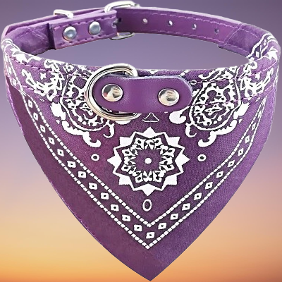 Collier Pour Chien - NewCatDogScarf™ - Mauve