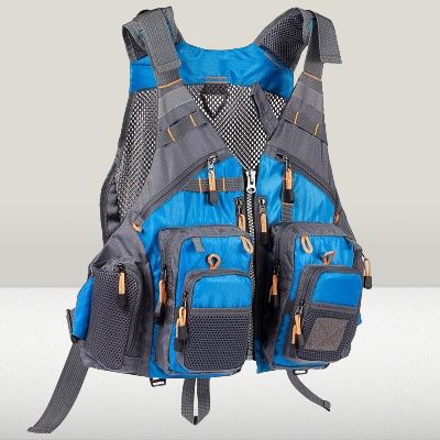 Gilet de Peche - FishingVestOutdoor™ - Bleu